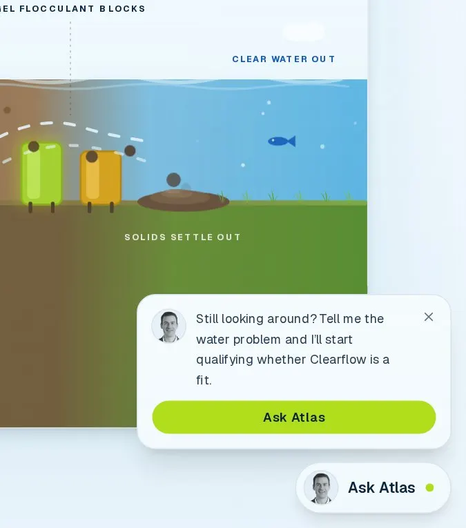 Atlas, the AI assistant Blissbranding built for Clearflow Group