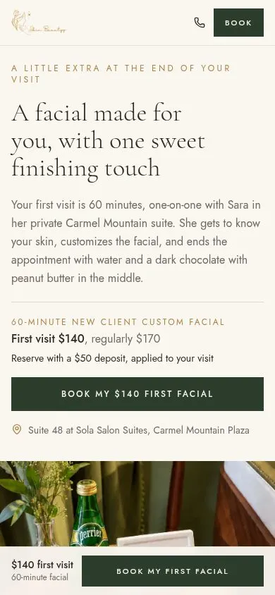 skinbeautyq.com on mobile