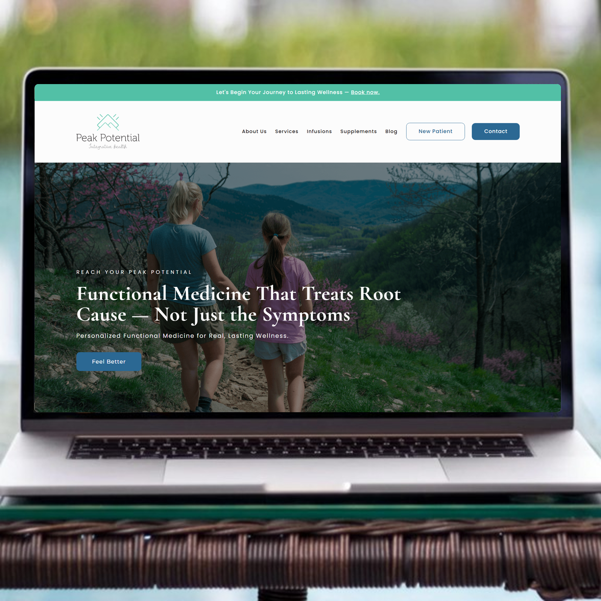 Peak Potential Health Website Design